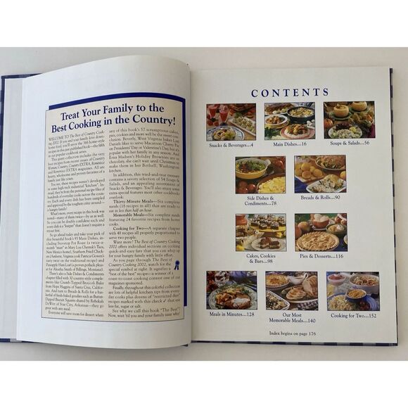Best of Country Cooking 2002 and 2003 Hardcover Books Lot of 2 - Picture 4 of 16